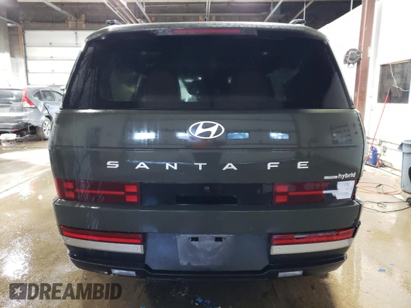 2024 Hyundai Santa Fe Hybrid Limited with VIN 5NMP3DG11RH010867, listed as a Copart auction lot 46503485 with 15,297 mi miles and Salvage Title. Bid and sale history available at carsss.com. Image 6.