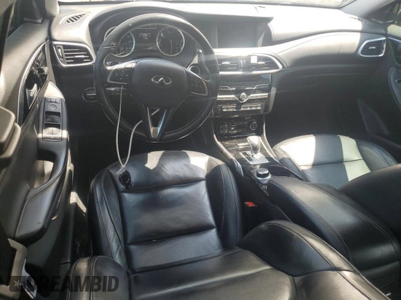 2018 Infiniti QX30 Premium with VIN SJKCH5CP2JA057174, listed as a Copart auction lot 55574085 with 111,733 mi miles and Salvage title. Bid and sale history available at DreamBid. Image 8.