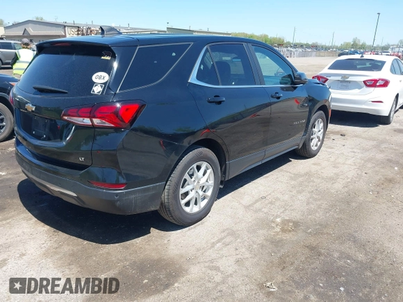 2022 Chevrolet Equinox LT z VIN 3GNAXKEV6NL110651, wystawiony jako IAAI lot #42228810 z przebiegiem 53 659 mil mil oraz . Historia ofert i sprzedaży dostępna na DreamBid. Obrazek 4.
