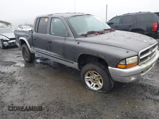 2004 Dodge Dakota SLT with VIN 1D7HG48N34S762177, listed as a IAAI auction lot 41123137 with 1 mi miles. Bid and sale history available at carsss.com. Image 1.
