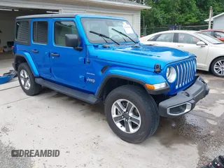 2023 Jeep Wrangler High Altitude z VIN 1C4HJXEN9PW508133, wystawiony jako IAAI lot #42287028 z przebiegiem 15 862 mil mil oraz . Historia ofert i sprzedaży dostępna na DreamBid. Obrazek 1.
