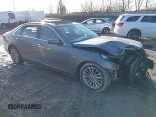 2018 Cadillac CT6 RWD with VIN 1G6KA5RX1JU117425, listed as a IAAI auction lot 41499095 with 83,428 mi miles and . Bid and sale history available at DreamBid. Image 1.