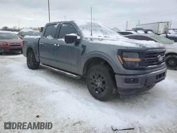 2024 Ford F-150 XLT with VIN 1FTFW3LD4RFA64867, listed as a Copart auction lot 45149695 with 3,869 mi miles and Clean Title. Bid and sale history available at carsss.com. Image 4.