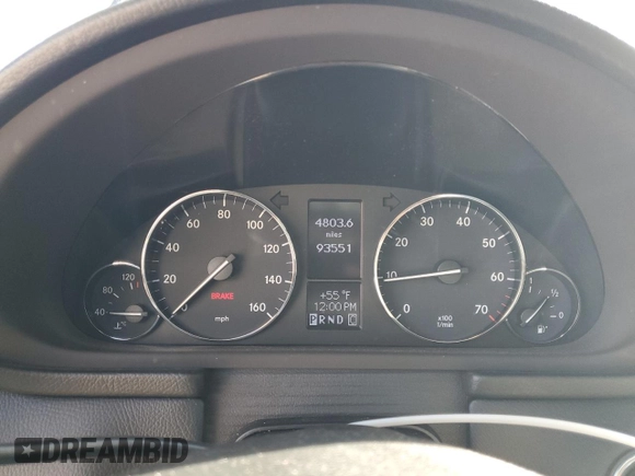 2007 Mercedes-Benz C 230 Sport with VIN WDBRF52H57F920704, listed as a Copart auction lot 41866955 with 93,551 mi miles and Salvage title. Bid and sale history available at DreamBid. Image 9.