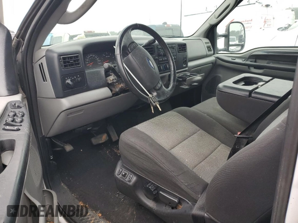 2003 Ford F-250 XL with VIN 1FTNW20S33ED79018, listed as a Copart auction lot 60496175 with Not provided miles and Salvage title. Bid and sale history available at DreamBid. Image 7.