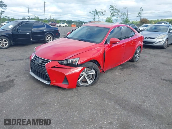 2018 Lexus IS with VIN JTHBA1D27J5064532, listed as a IAAI auction lot 41976607 with 95,140 mi miles. Bid and sale history available at carsss.com. Image 17.