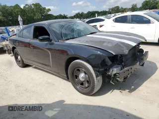 2014 Dodge Charger Police with VIN 2C3CDXAGXEH124807, listed as a Copart auction lot 56422685 with 98,944 mi miles and Clean Title. Bid and sale history available at DreamBid. Image 4.
