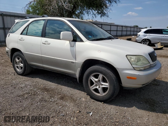 2002 Lexus RX 300 with VIN JTJGF10U620126434, listed as a Copart auction lot 74111264 with 213,859 mi miles and Salvage Title. Bid and sale history available at carsss.com. Image 4.