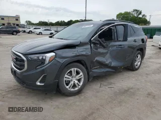 2019 GMC Terrain SLE z VIN 3GKALMEV9KL111969, wystawiony jako Copart lot #55611705 z przebiegiem 105 547 mil mil oraz Szkoda całkowita • Salvage title. Historia ofert i sprzedaży dostępna na DreamBid. Obrazek 1.