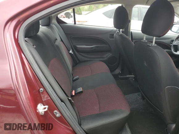 2022 Mitsubishi Mirage ES z VIN ML32FUFJ3NHF08086, wystawiony jako Copart lot #51950045 z przebiegiem 30 677 mil mil oraz Szkoda całkowita • Salvage title. Historia ofert i sprzedaży dostępna na DreamBid. Obrazek 10.
