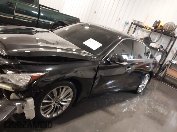 2021 Infiniti Q50 Luxe with VIN JN1EV7BR0MM755324, listed as a IAAI auction lot 42126177 with 33,000 mi miles and . Bid and sale history available at DreamBid. Image 14.