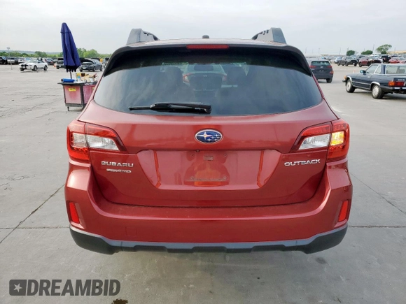 2015 Subaru Outback Premium with VIN 4S4BSBFC0F3245691, listed as a Copart auction lot 51181025 with 125,883 mi miles and Salvage title. Bid and sale history available at DreamBid. Image 6.