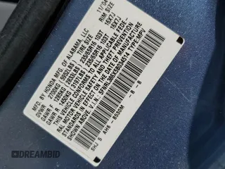 2005 Honda Odyssey EX-L z VIN 5FNRL386X5B034514, wystawiony jako Copart lot #52702435 z przebiegiem 65 988 mil mil oraz Szkoda całkowita • Salvage title. Historia ofert i sprzedaży dostępna na DreamBid. Obrazek 15.