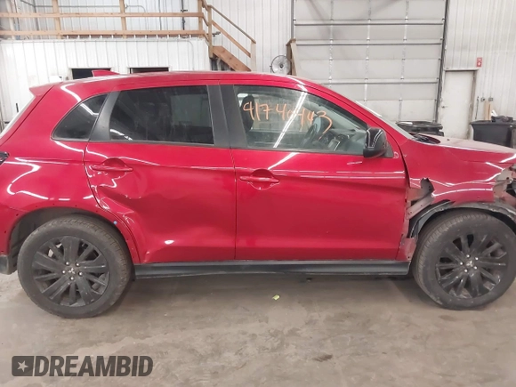 2021 Mitsubishi Outlander Sport ES with VIN JA4ARUAU1MU001234, listed as a IAAI auction lot 41740443 with 55,716 mi miles. Bid and sale history available at carsss.com. Image 14.