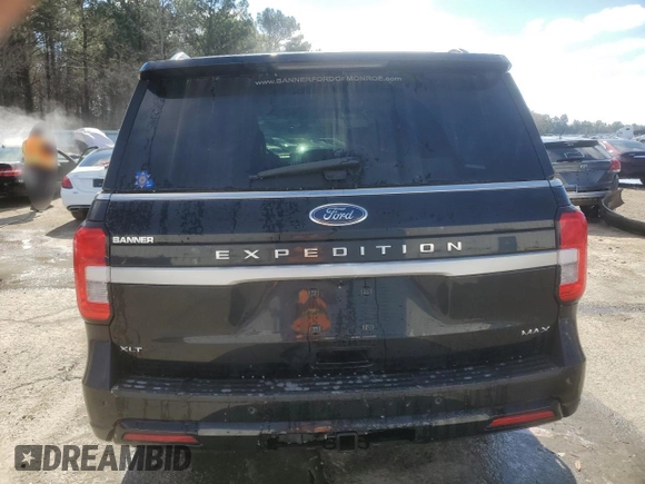 2022 Ford Expedition Max XLT z VIN 1FMJK1HT9NEA55121, wystawiony jako Copart lot #45665095 z przebiegiem 42 088 mil mil oraz Szkoda całkowita • Salvage title. Historia ofert i sprzedaży dostępna na DreamBid. Obrazek 6.