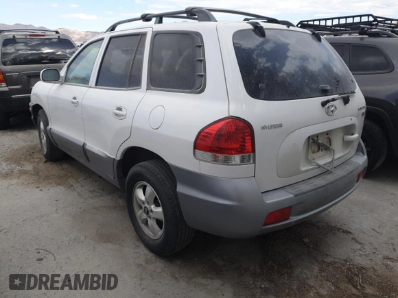 2005 Hyundai Santa Fe GLS z VIN KM8SC13E25U902481, wystawiony jako Copart lot #47892035 z przebiegiem 67 558 mil mil oraz Nie do naprawy • Non repairable. Historia ofert i sprzedaży dostępna na DreamBid. Obrazek 2.