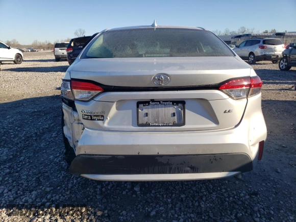 2021 Toyota Corolla LE with VIN 5YFEPMAE4MP157013, listed as a Copart auction lot 88683045 with 79,602 mi miles and Salvage Title. Bid and sale history available at DreamBid. Image 6.
