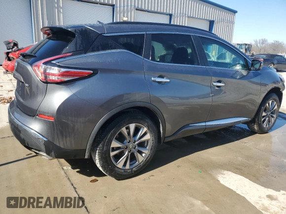 2016 Nissan Murano Platinum z VIN 5N1AZ2MGXGN101553, wystawiony jako Copart lot #48137575 z przebiegiem 123 891 mil mil oraz Szkoda całkowita • Salvage title. Historia ofert i sprzedaży dostępna na DreamBid. Obrazek 3.