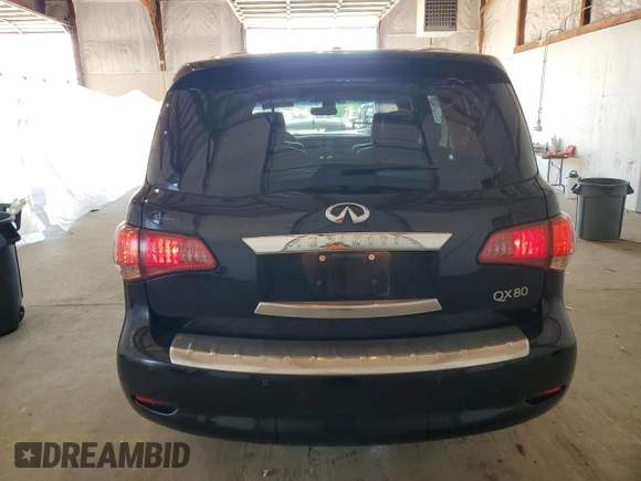 2016 Infiniti QX80 Limited with VIN JN8AZ2NE6G9123242, listed as a Copart auction lot 56198345 with 114,478 mi miles and Salvage title. Bid and sale history available at DreamBid. Image 6.