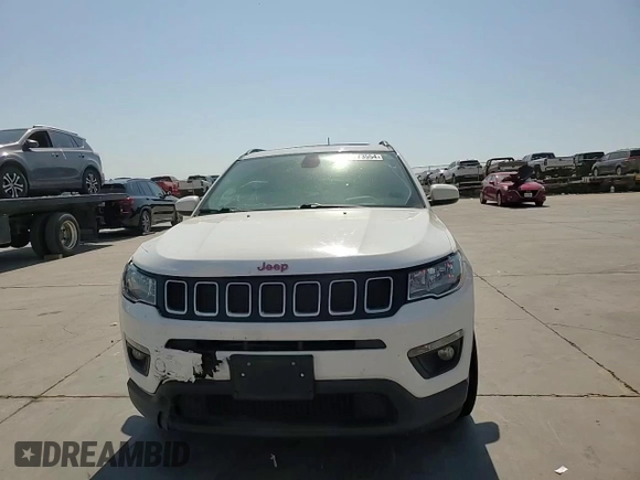 2020 Jeep Compass Latitude with VIN 3C4NJCBB7LT169197, listed as a Copart auction lot 74773554 with 107,814 mi miles and Salvage title. Bid and sale history available at DreamBid. Image 11.