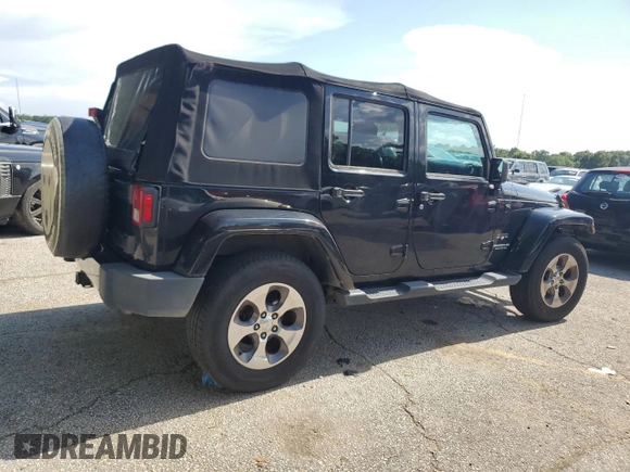2016 Jeep Wrangler Unlimited Sahara z VIN 1C4BJWEG3GL115814, wystawiony jako Copart lot #62281895 z przebiegiem 75 039 mil mil oraz Szkoda całkowita • Salvage title. Historia ofert i sprzedaży dostępna na DreamBid. Obrazek 3.