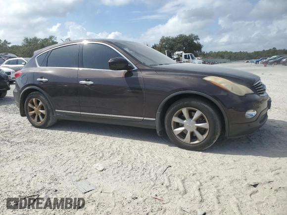 2008 Infiniti EX Journey with VIN JNKAJ09F28M352685, listed as a Copart auction lot 77555454 with 122,414 mi miles and Clean Title. Bid and sale history available at DreamBid. Image 4.