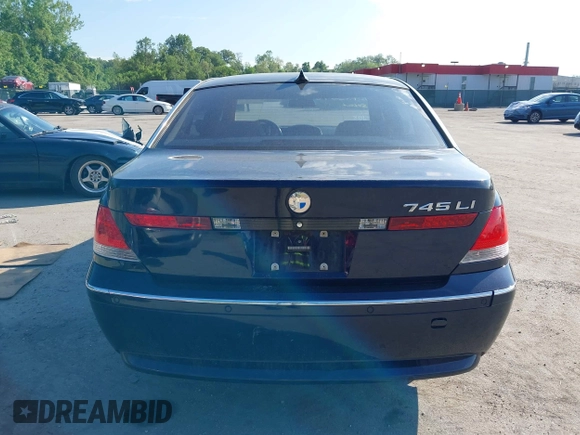 2005 BMW 7 Series 745Li with VIN WBAGN63515DS58163, listed as a IAAI auction lot 42133398 with 108,877 mi miles and . Bid and sale history available at DreamBid. Image 17.