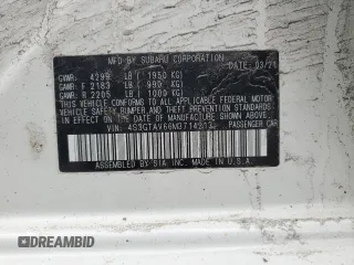 2021 Subaru Impreza Premium z VIN 4S3GTAV66M3714213, wystawiony jako Copart lot #56163095 z przebiegiem 32 841 mil mil oraz Szkoda całkowita • Salvage title. Historia ofert i sprzedaży dostępna na DreamBid. Obrazek 13.