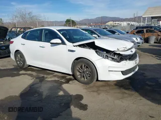 2016 Kia Optima LX Turbo with VIN 5XXGT4L15GG022697, listed as a IAAI auction lot 41410728 with 72,628 mi miles. Bid and sale history available at carsss.com. Image 1.
