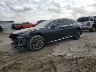 2018 Lexus LS with VIN JTHB5LFFXJ5005023, listed as a Copart auction lot 48510995 with 44,268 mi miles and Salvage Title. Bid and sale history available at carsss.com. Image 1.