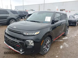 2021 Kia Soul GT-Line with VIN KNDJ63AU4M7138014, listed as a IAAI auction lot 41271237 with 43,124 mi miles and . Bid and sale history available at DreamBid. Image 6.