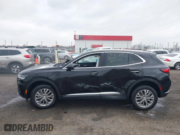 2022 Buick Envision Preferred with VIN LRBAZLR40ND160377, listed as a IAAI auction lot 41800820 with Not Provided miles. Bid and sale history available at carsss.com. Image 14.