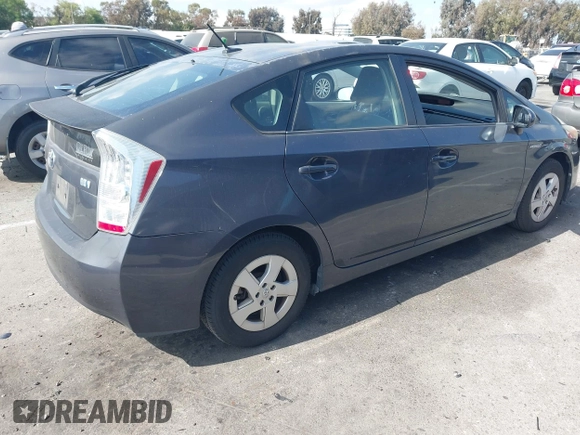 2011 Toyota Prius I with VIN JTDKN3DU2B0279835, listed as a IAAI auction lot 42261649 with 201,749 mi miles and . Bid and sale history available at DreamBid. Image 4.