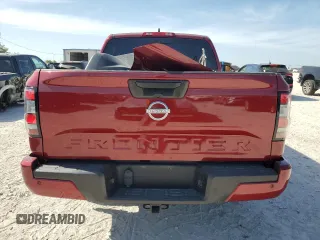 2022 Nissan Frontier S with VIN 1N6ED1EK5NN628959, listed as a Copart auction lot 67492454 with 33,617 mi miles and Salvage Title. Bid and sale history available at carsss.com. Image 6.