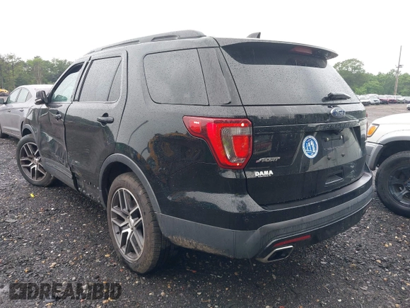 2016 Ford Explorer Sport z VIN 1FM5K8GT5GGD08812, wystawiony jako IAAI lot #42605247 z przebiegiem 89 606 mil mil oraz . Historia ofert i sprzedaży dostępna na DreamBid. Obrazek 3.