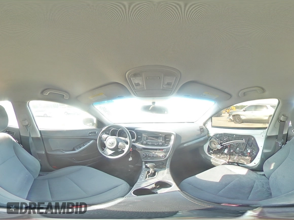2015 Kia Optima LX with VIN 5XXGM4A71FG425904, listed as a Copart auction lot 59756495 with 143,664 mi miles and Salvage title. Bid and sale history available at DreamBid. Image 15.