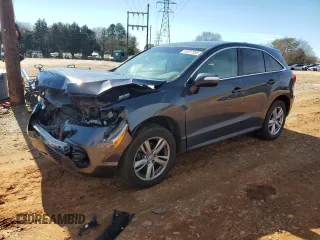 2015 Acura RDX with VIN 5J8TB3H35FL011155, listed as a Copart auction lot 45507955 with 128,769 mi miles and Salvage Title. Bid and sale history available at carsss.com. Image 1.