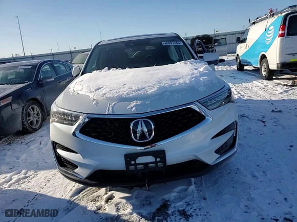 2020 Acura RDX w/Technology Pkg with VIN 5J8TC2H50LL030989, listed as a Copart auction lot 46087465 with 61,533 mi miles and Salvage Title. Bid and sale history available at carsss.com. Image 11.