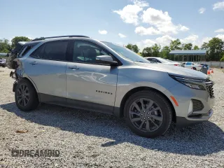 2023 Chevrolet Equinox RS with VIN 3GNAXMEG2PS130336, listed as a Copart auction lot 61214095 with 49,894 mi miles and Salvage title. Bid and sale history available at DreamBid. Image 4.