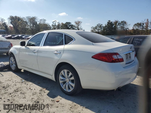 2011 Infiniti M37 with VIN JN1BY1AR8BM370552, listed as a Copart auction lot 77943874 with 199,187 mi miles and Salvage Title. Bid and sale history available at carsss.com. Image 2.