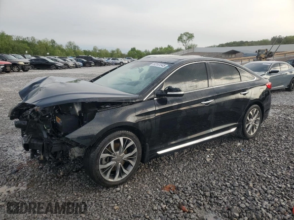 2015 Hyundai Sonata Limited z VIN 5NPE34AB1FH175177, wystawiony jako Copart lot #53101545 z przebiegiem 148 816 mil mil oraz Szkoda całkowita • Salvage title. Historia ofert i sprzedaży dostępna na DreamBid. Obrazek 1.