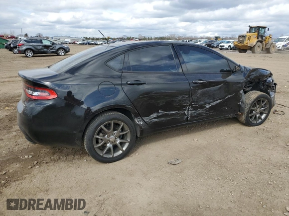 2013 Dodge Dart Rallye with VIN 1C3CDFBA3DD309894, listed as a Copart auction lot 52138275 with 141,608 mi miles and Salvage Title. Bid and sale history available at carsss.com. Image 3.