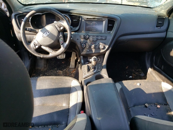 2012 Kia Optima SX with VIN 5XXGR4A6XCG063236, listed as a Copart auction lot 64841923 with 166,727 mi miles and Salvage Title. Bid and sale history available at carsss.com. Image 8.