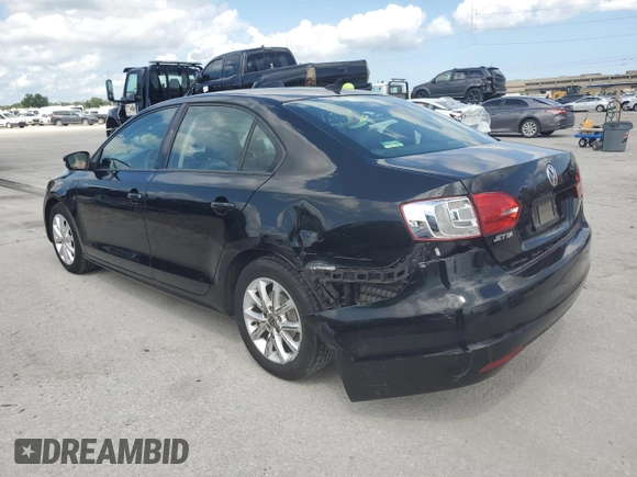2012 Volkswagen Jetta SE with VIN 3VWDX7AJ3CM338441, listed as a Copart auction lot 60853055 with 151,075 mi miles and Salvage title. Bid and sale history available at DreamBid. Image 2.