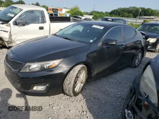 2015 Kia Optima EX with VIN 5XXGN4A78FG516164, listed as a Copart auction lot 57143165 with 130,945 mi miles and Salvage title. Bid and sale history available at DreamBid. Image 1.
