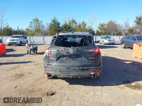 2021 Acura RDX w/A-Spec Package with VIN 5J8TC2H66ML803202, listed as a IAAI auction lot 41402141 with 55,147 mi miles. Bid and sale history available at carsss.com. Image 16.