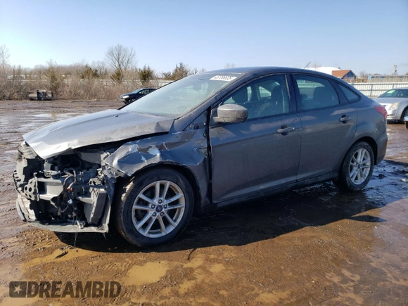 2018 Ford Focus SE with VIN 1FADP3F27JL315102, listed as a Copart auction lot 46786605 with 87,951 mi miles and Salvage Title. Bid and sale history available at carsss.com. Image 1.