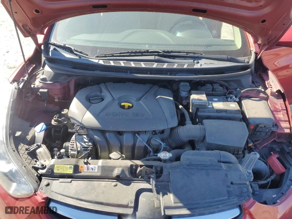 2013 Hyundai Elantra GLS PZEV with VIN 5NPDH4AE9DH352577, listed as a Copart auction lot 45100665 with 84,773 mi miles and Salvage Title. Bid and sale history available at carsss.com. Image 11.