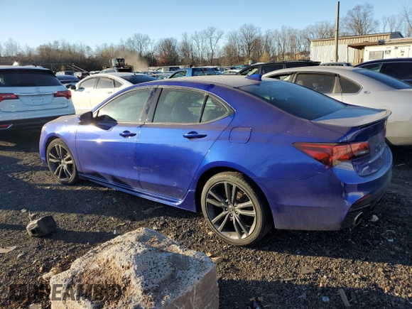 2018 Acura TLX w/A-SPEC Pkg with VIN 19UUB3F61JA003396, listed as a Copart auction lot 77971904 with 63,348 mi miles and Salvage Title. Bid and sale history available at carsss.com. Image 2.