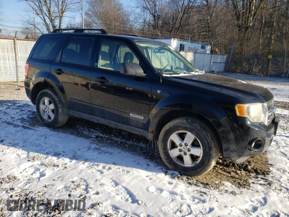 2008 Ford Escape XLT with VIN 1FMCU93118KA37791, listed as a Copart auction lot 47141065 with 178,553 mi miles and Clean Title. Bid and sale history available at carsss.com. Image 4.